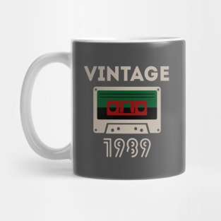 Vintage Cassette Tape - 1989 Mug